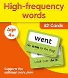  COLLINS EASY LEARNING KS1 - HIGH FREQUENCY WORDS FLASHCARDS : PREPARE FOR SCHOOL WITH EASY HOME LEARNING 
