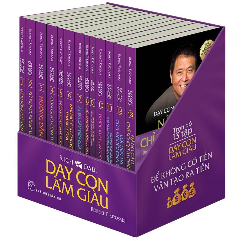 Bộ sách DẠY CON LÀM GIÀU bộ 13 quyển Box Set Dạy Con Làm Giàu - Trọn Bộ 13 Cuốn - NXB trẻ