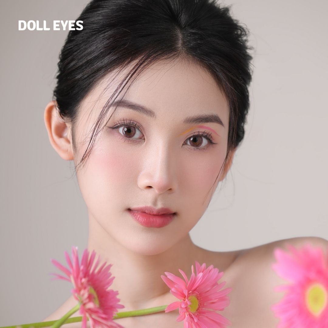  Kính áp tròng DOLL EYES Rose-11 14,2mm - Ready For Love Collection 