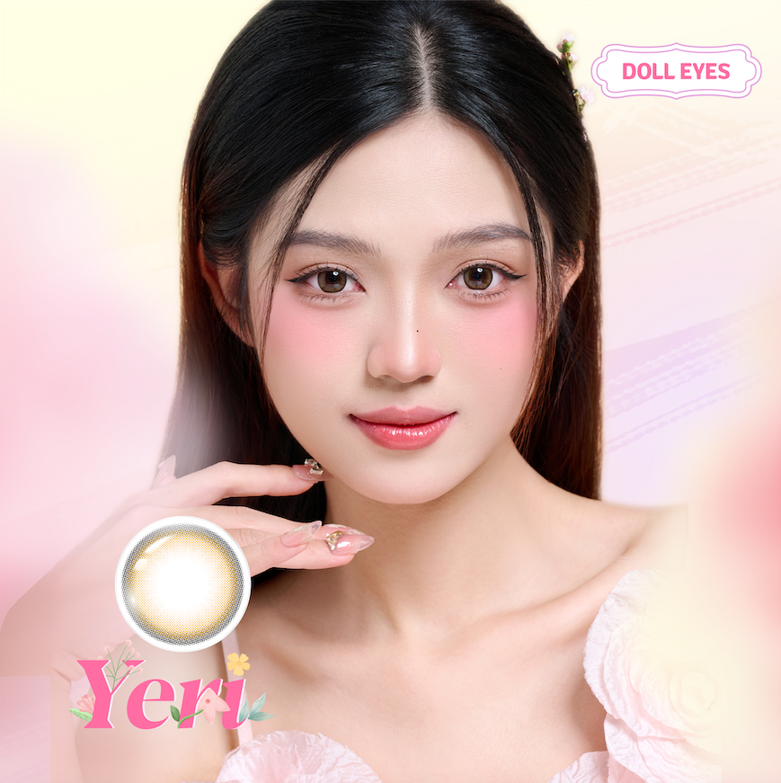  Kính áp tròng DOLL EYES YERI 14,2mm 