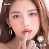  Kính áp tròng DOLL EYES Jessica Silver 14,2mm - Limited Edition 
