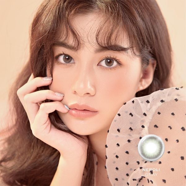  Kính áp tròng DOLL EYES Neroli Grey 14,2mm - Elixir 