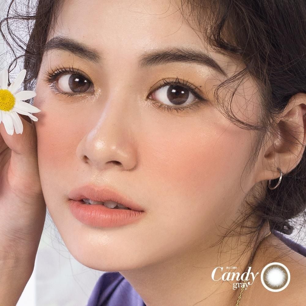  Kính áp tròng Doll Eyes Candy Grey - Fall In Love Collection 14.3 mm 