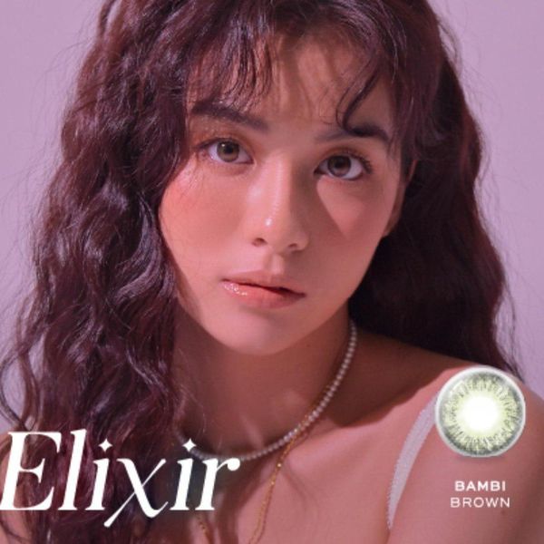  Kính áp tròng DOLL EYES Bambi Brown 14,2mm - Elixir 