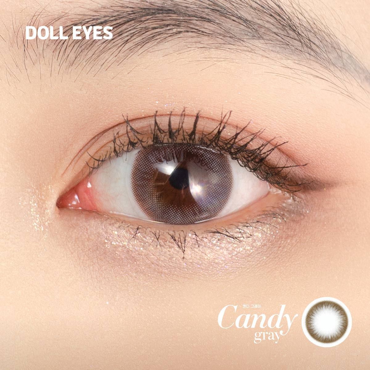  Kính áp tròng Doll Eyes Candy Grey - Fall In Love Collection 14.3 mm 
