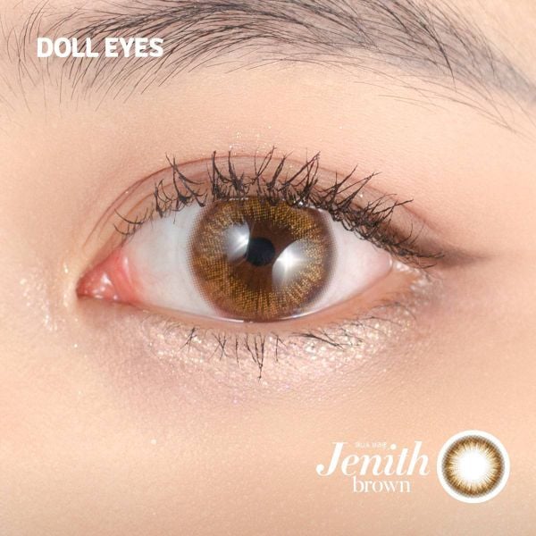  Kính áp tròng DOLL EYES Jenith Brown  14.2 mm - Fall In Love Collection 