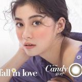 Kính áp tròng Doll Eyes Candy Grey 14.3 mm - Fall In Love Collection 