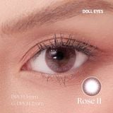  Luxury Beauty Lens DOLL EYES Rose 11 nâu hồng 