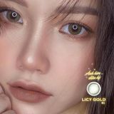  Kính áp tròng DOLL EYES Licy Gold 14,2mm - JERIS Special Collection 