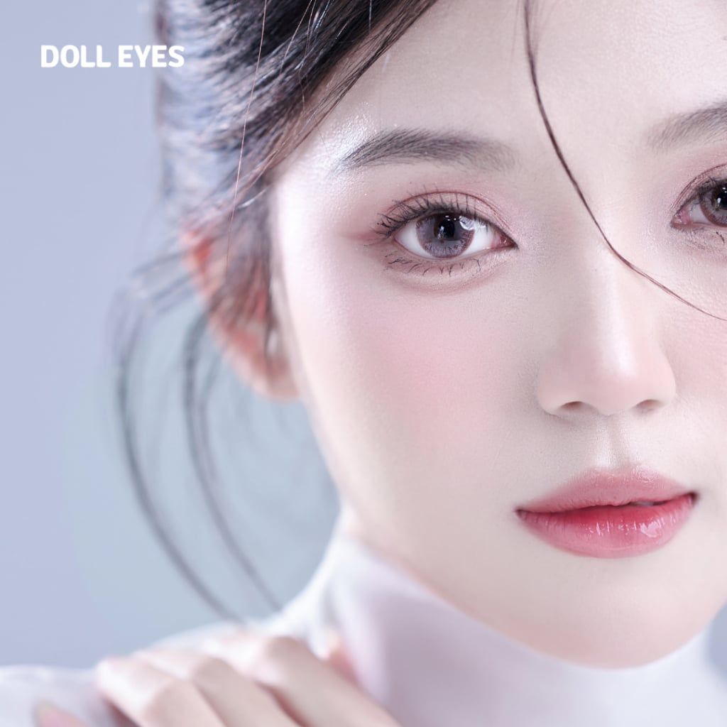  Luxury Beauty Lens DOLL EYES Rose 11 nâu hồng 