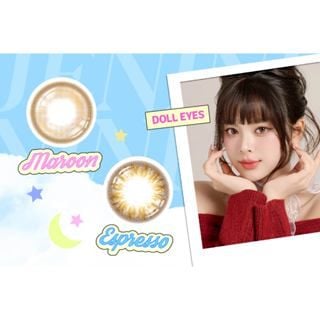  Kính áp tròng DOLL EYES - Jenini Maroon - 14,2mm 