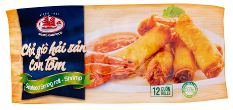  Chả giò hải sản con tôm 