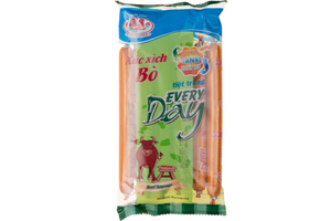  Xúc xích bò tiệt trùng 