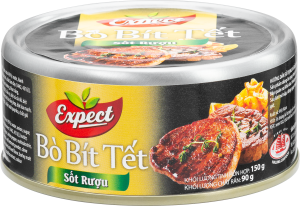  Bò bít tết sốt rượu 