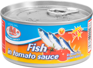  Fish in tomato sauce - 175g 