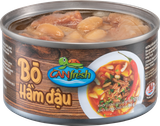  Cooked beed with white beans 