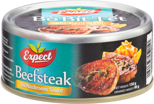  Beefsteak in mushroom sauce 