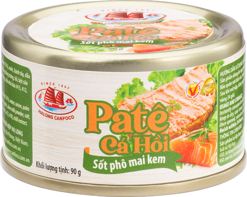  Patê cá hồi sốt phô mai kem - 90g 