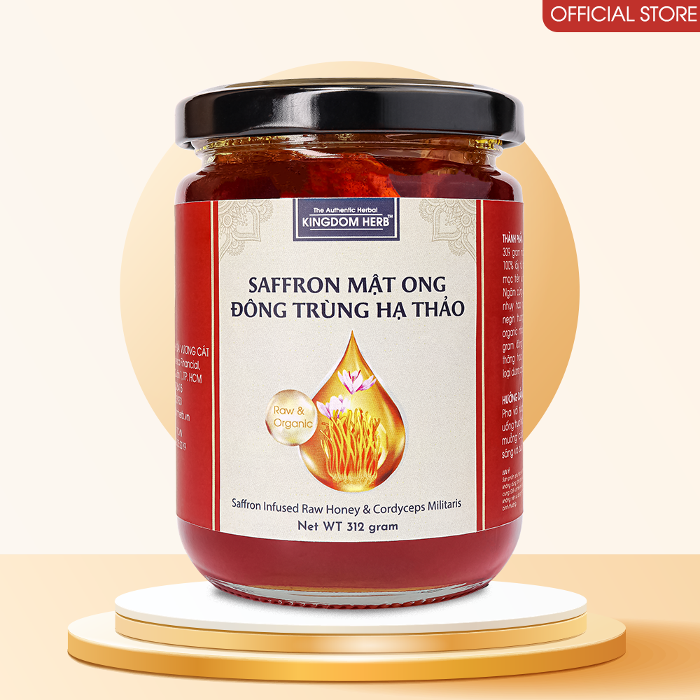  Saffron Mật Ong Đông Trùng Hạ Thảo Kingdom Herb Chính Hãng 