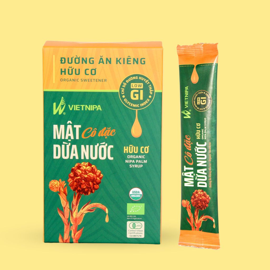 Mật Dừa Nước Vietnipa Hộp 150g - Thực Phẩm Bổ Sung Dinh Dưỡng Cho Cả Gia Đình, Người Tiểu Đường, Ăn Kiêng, Ăn Chay, Hàm Lượng Vitamin Và Muối Khoáng Cao (GV)