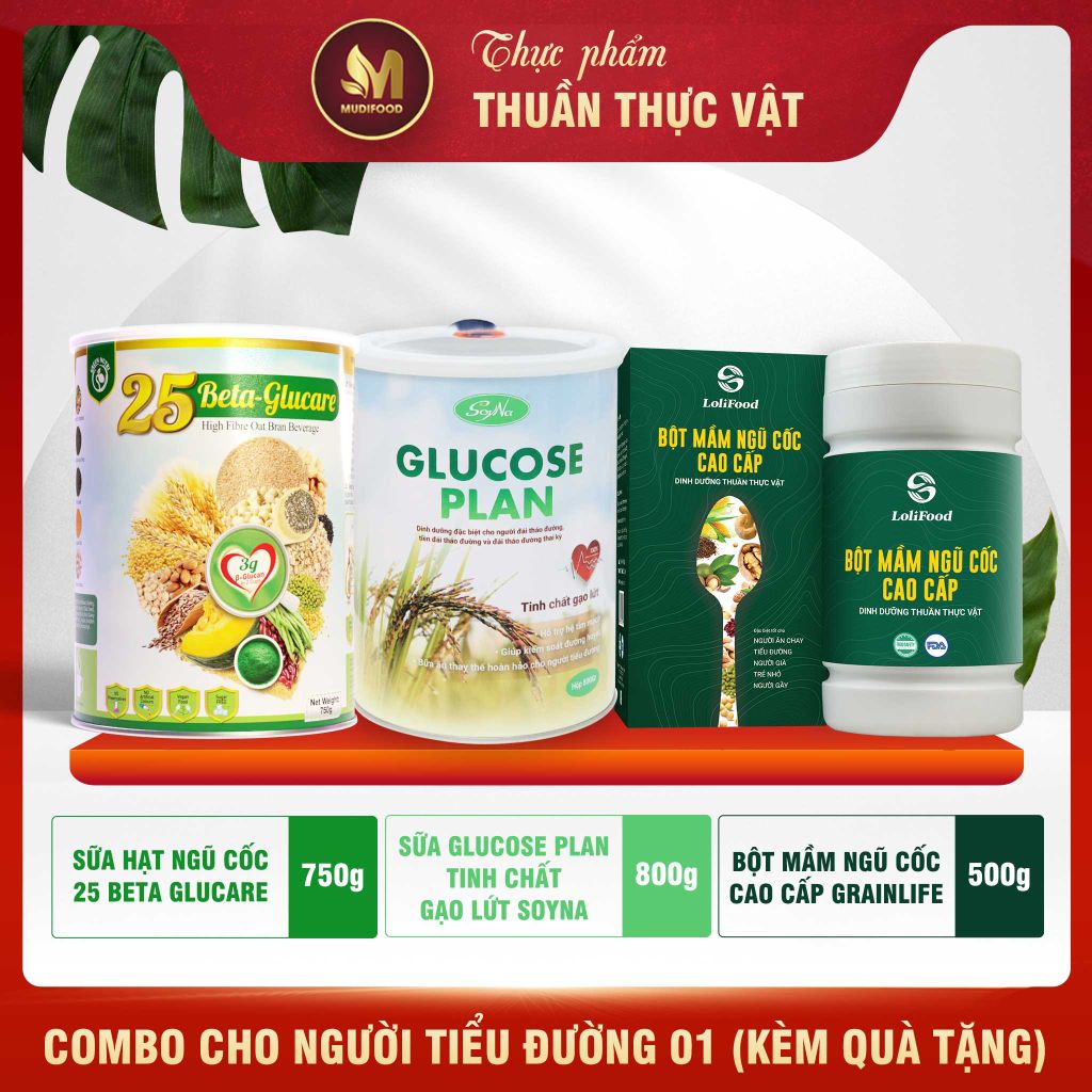 Combo 01 Cho Người Tiểu Đường (Kèm Quà Tặng)