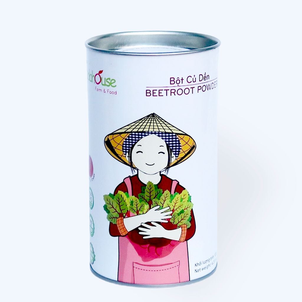 Bột Củ Dền Dalahouse - Bột Rau Củ Hữu Cơ Nguyên Chất Sấy Lạnh (BRC)
