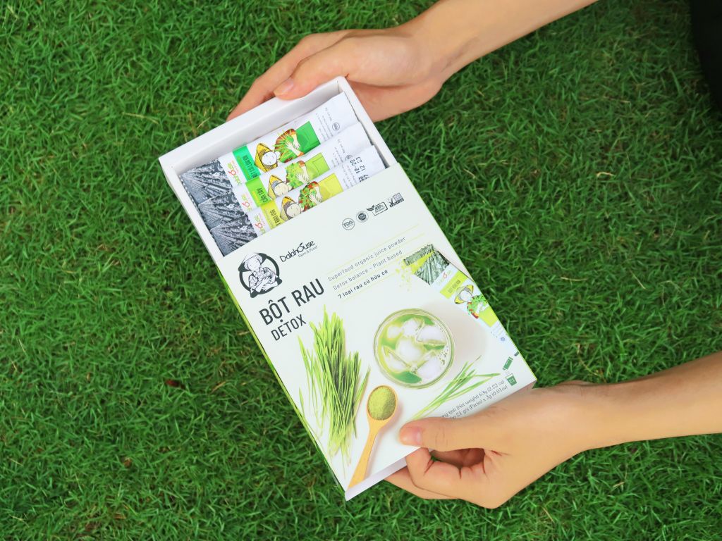 Bột Rau Detox Dalahouse - Bột Rau Củ Hữu Cơ Nguyên Chất Sấy Lạnh (BRC)