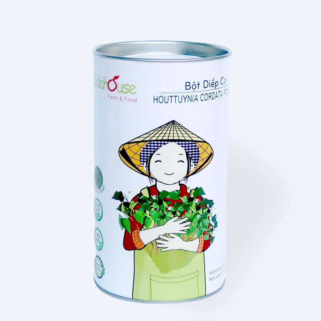 Bột Diếp Cá Dalahouse - Bột Rau Củ Hữu Cơ Nguyên Chất Sấy Lạnh (BRC)