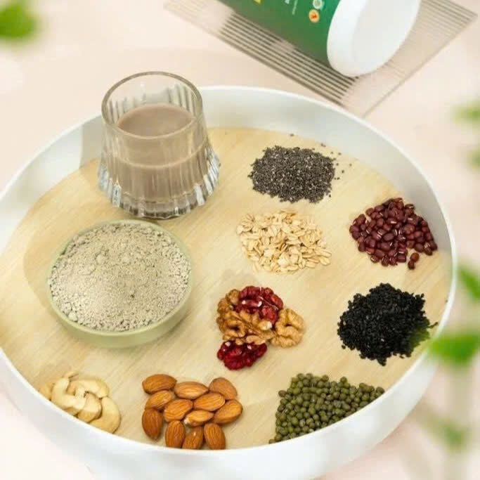 Bột Mầm Ngũ Cốc Cao Cấp Grainlife LoviFood Hộp 500g - Thực Phẩm Bổ Sung Dinh Dưỡng Cho Mẹ Bầu, Sau Sinh, Người Già, Người Tiểu Đường, Ăn Chay, Ăn Kiêng, Eat Clean, Healthy, Tốt Cho Tim Mạch