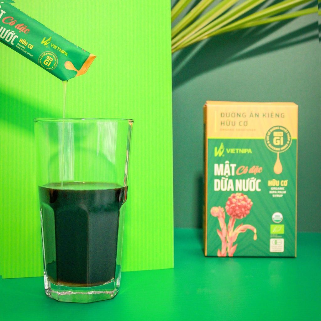 Mật Dừa Nước Vietnipa Hộp 150g - Thực Phẩm Bổ Sung Dinh Dưỡng Cho Cả Gia Đình, Người Tiểu Đường, Ăn Kiêng, Ăn Chay, Hàm Lượng Vitamin Và Muối Khoáng Cao (GV)