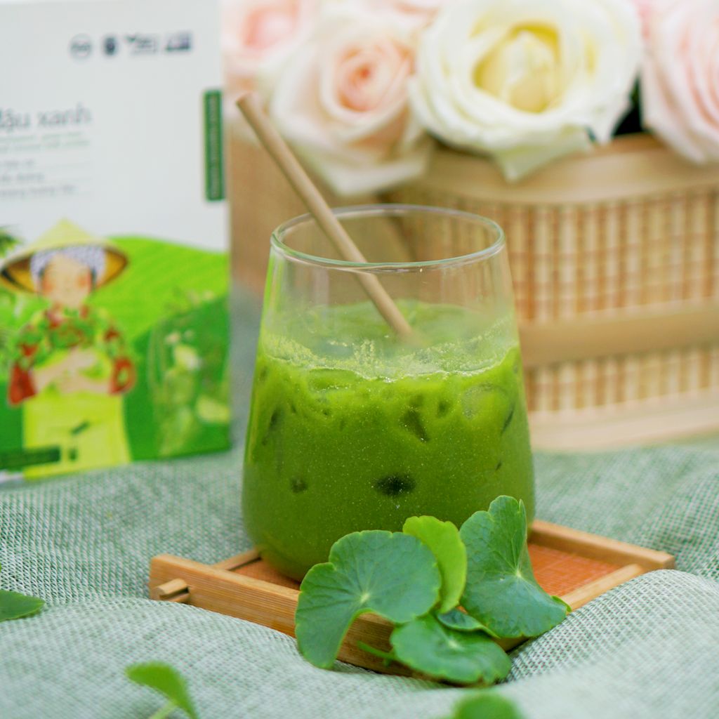 Bột Rau Má Đậu Xanh Cốt Dừa Dalahouse - Bột Rau Củ Hữu Cơ (BRC)