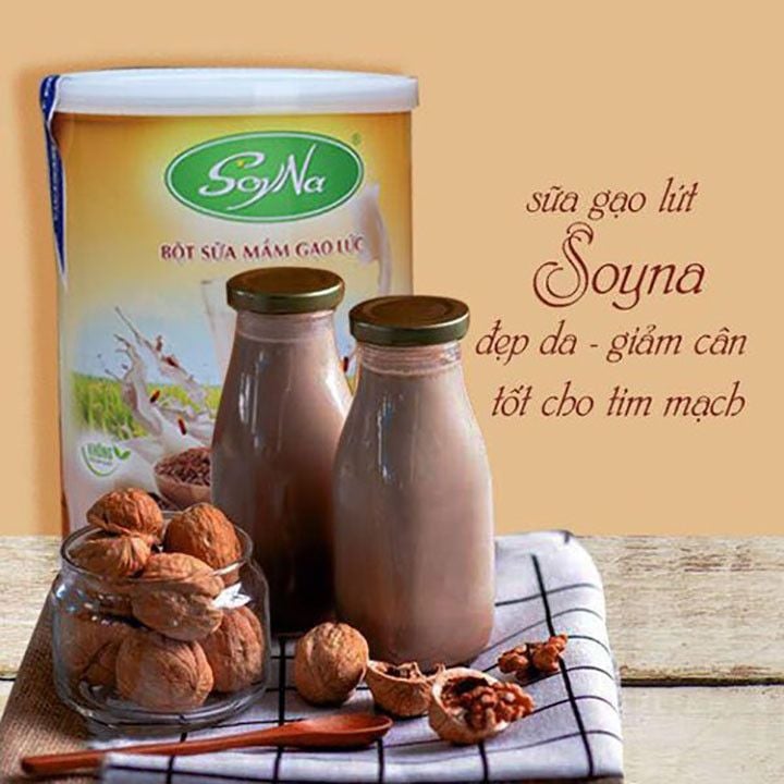 Sữa Mầm Gạo Lứt Soyna - Dinh Dưỡng Cho Người Tiểu Đường, Người Già, Ăn Chay, Ăn Kiêng, Giảm Cân, Eat Clean, Healthy, Tốt Cho Tim Mạch (SH)