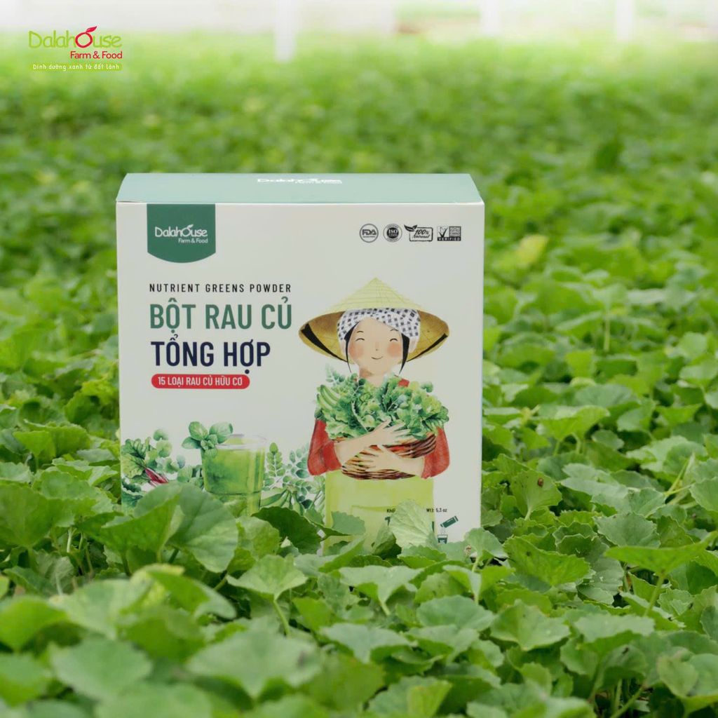 Bột Rau Củ Tổng Hợp Dalahouse Hộp 150g - Bột Rau Củ Hữu Cơ (BRC)