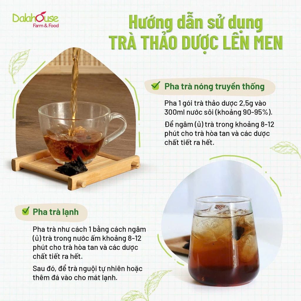 Trà Thanh Xuân Dalahouse Hộp 50g - Thanh Nhiệt, Mát Gan, Cải Thiện Giấc Ngủ, Tốt Cho Tim Mạch, Giảm Cân, Eatclean, Healthy (Trà)