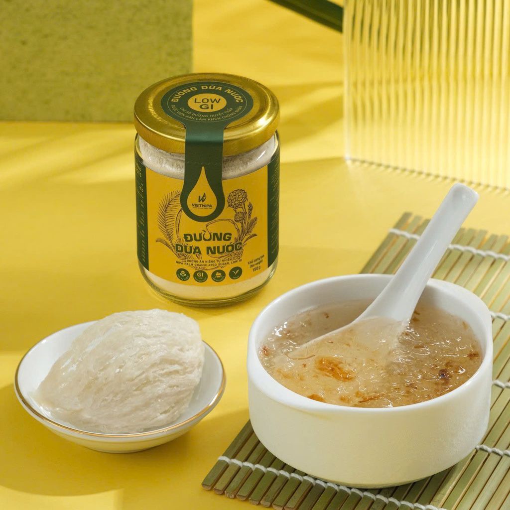 Đường Dừa Nước Vietnipa 350g, 550g - Thực Phẩm Bổ Sung Dinh Dưỡng Cho Cả Gia Đình, Người Tiểu Đường, Ăn Kiêng, Ăn Chay, Hàm Lượng Vitamin Và Muối Khoáng Cao (GV)