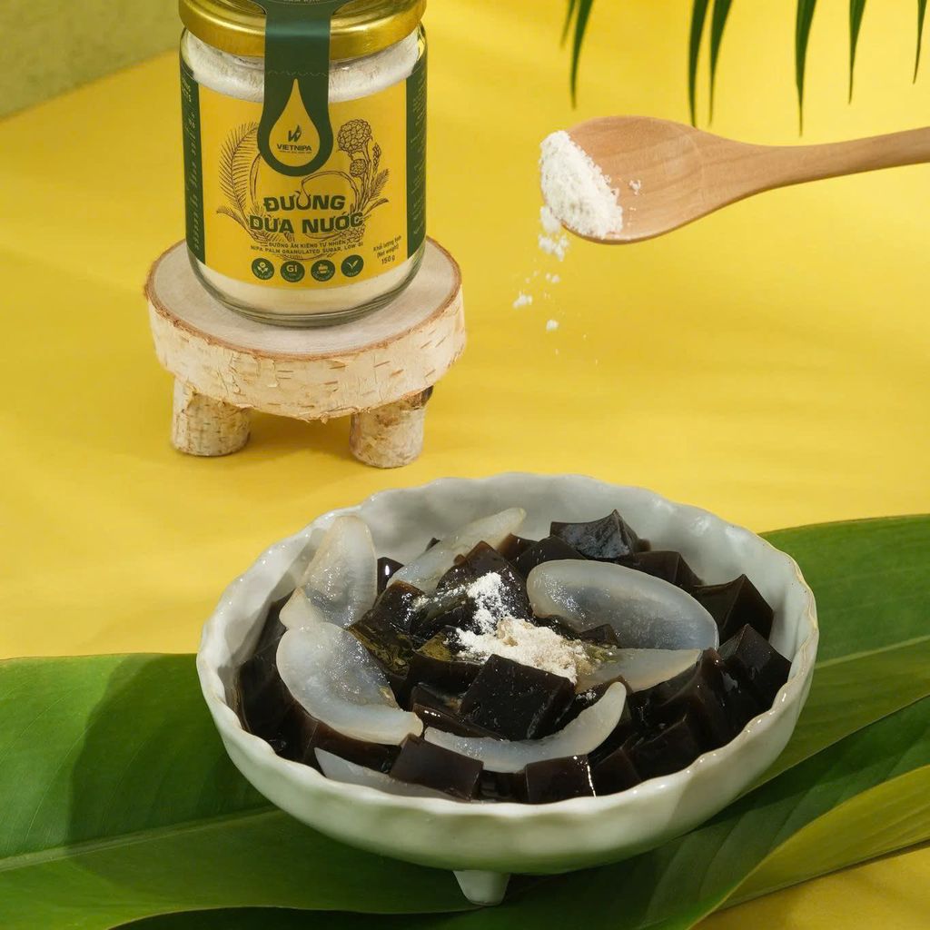 Đường Dừa Nước Vietnipa 350g, 550g - Thực Phẩm Bổ Sung Dinh Dưỡng Cho Cả Gia Đình, Người Tiểu Đường, Ăn Kiêng, Ăn Chay, Hàm Lượng Vitamin Và Muối Khoáng Cao (GV)