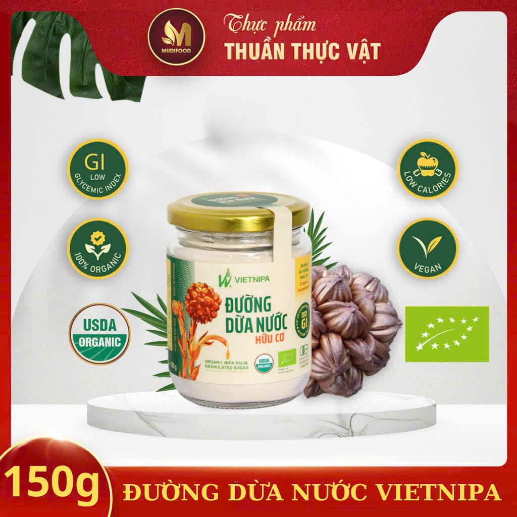 Đường Dừa Nước Vietnipa 150g - Thực Phẩm Bổ Sung Dinh Dưỡng Cho Cả Gia Đình, Người Tiểu Đường, Ăn Kiêng, Ăn Chay, Hàm Lượng Vitamin Và Muối Khoáng Cao (GV)