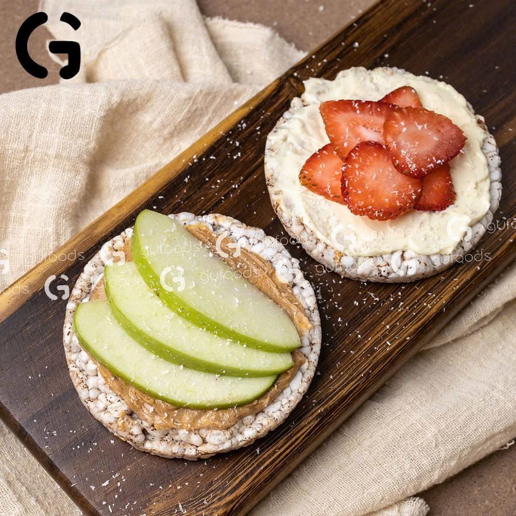 [Vị Muối Hồng] - Bánh Gạo Lứt Ăn Kiêng GUfoods 170g - Thực Phẩm Bổ Sung Dinh Dưỡng Cho Người Tiểu Đường, Người Ăn Chay, Ăn Kiêng, Giảm Cân, Tập Gym, Eat Clean, Hàm Lượng Chất Xơ Cao (Bánh Và Snack Healthy)