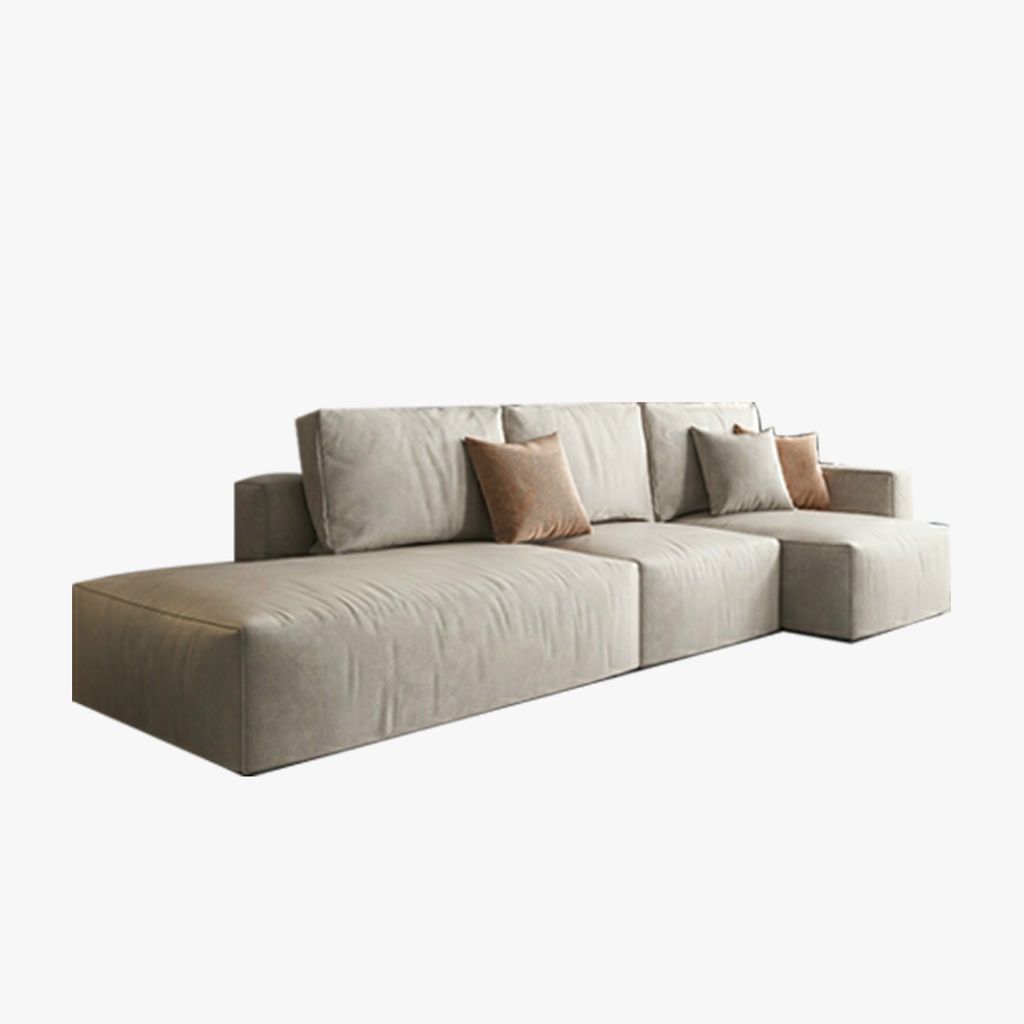 Sofa Góc L Bọc Nỉ Hiện Đại - SF10