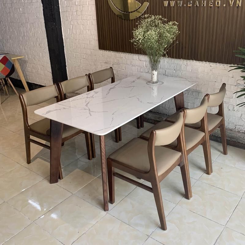 Ghế Benla ghế ăn ghế cafe gỗ đệm da - G10