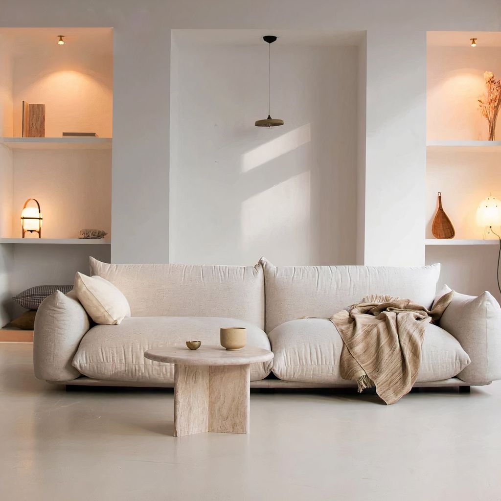 Sofa Văng Da Nỉ Hiện Đại - SF04