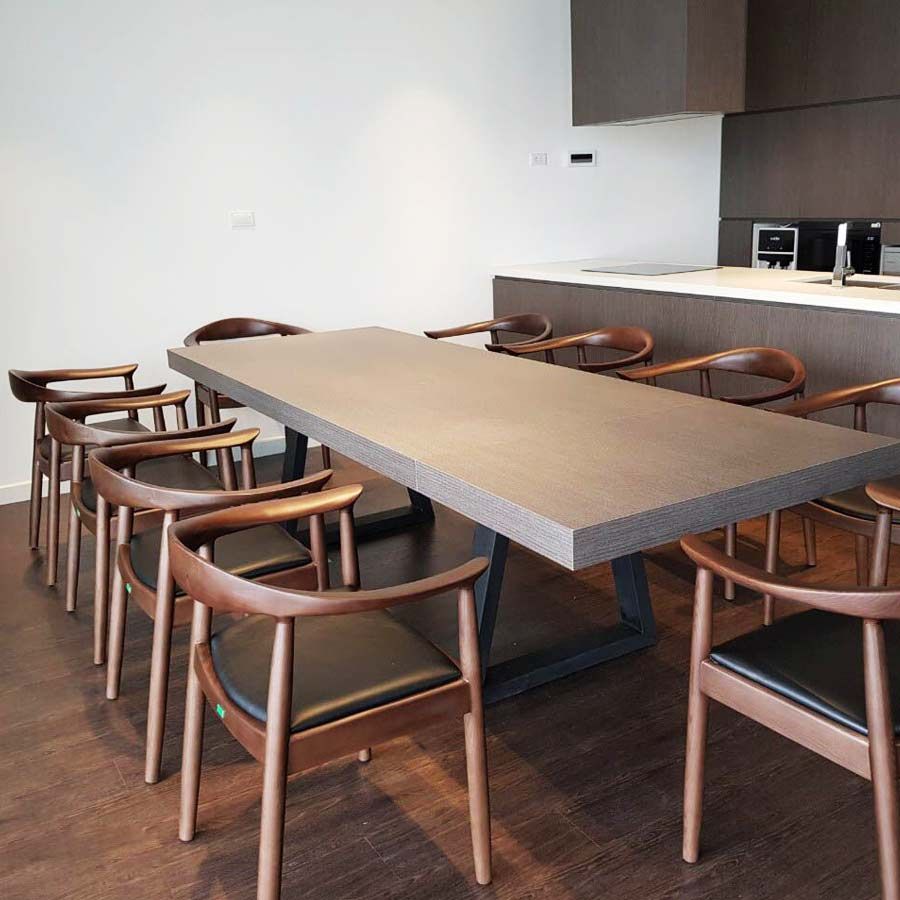 Ghế ăn gỗ Kennedy có tay - G24