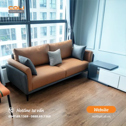  Sofa Văng Mặt Da Chân Sắt - SF11 