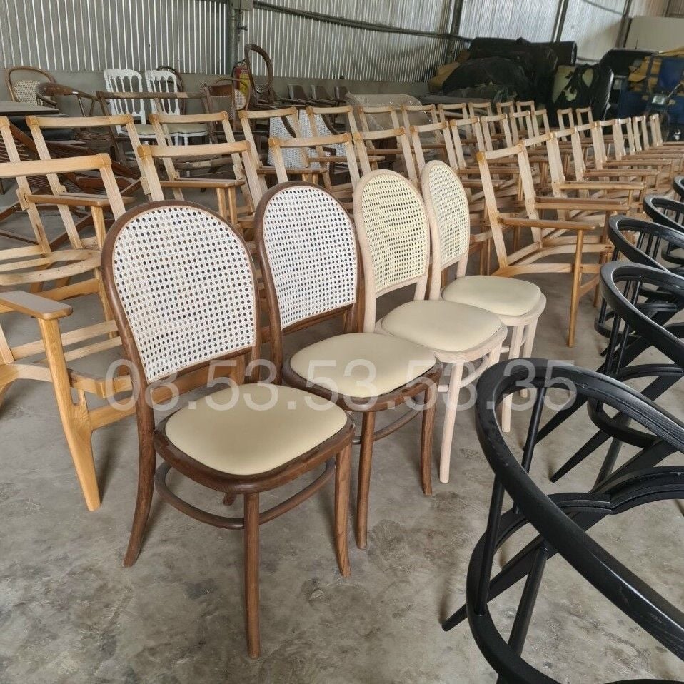 Ghế ăn Thonet đan mây - G30