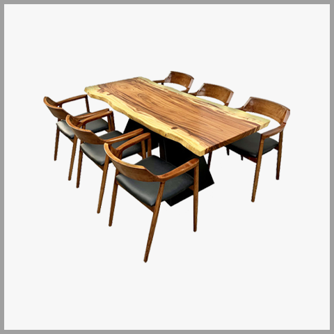 Bộ Bàn Ghế Ăn Chữ Nhật - BBA25