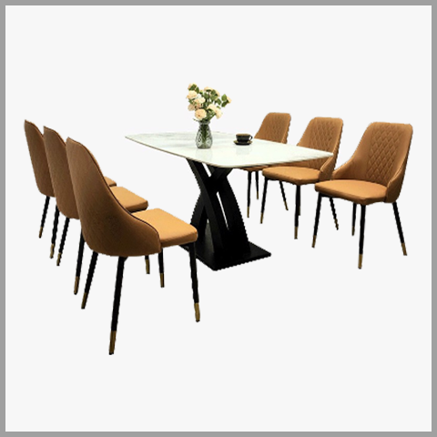  Bộ Bàn Ghế Ăn Mặt Đá - BBA33 