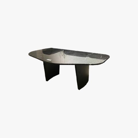 Bàn Trà Tròn Khung Inox Mặt Ceramic - BT31