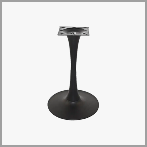 Chân Bàn Cafe Inox Đế Tròn Mặt Vuông - CG21