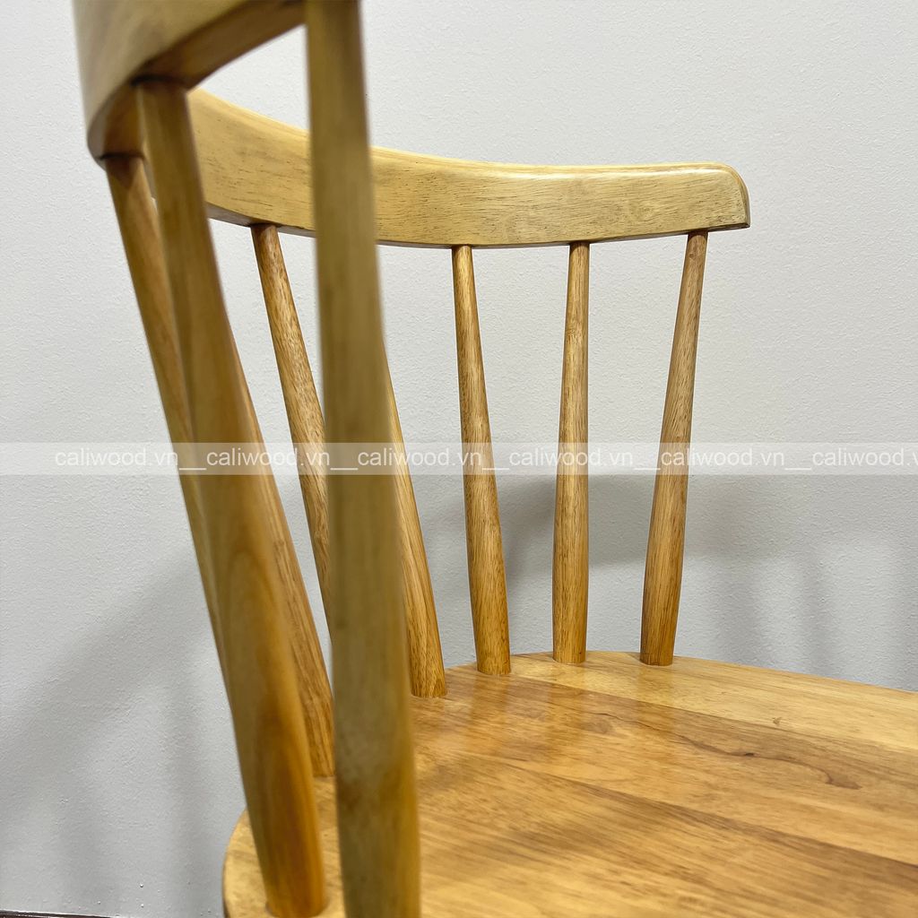 Ghế song tiện ghế ăn ghế cafe Pinnstol 7 nan - G03