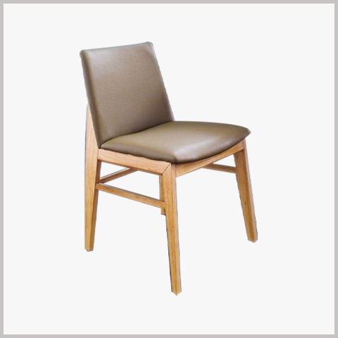 Ghế Obama ghế ăn ghế cafe gỗ đệm da - G04